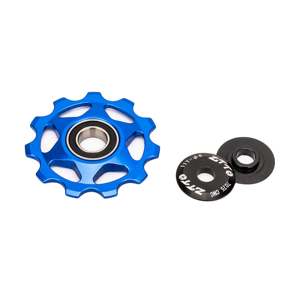 ZTTO 11T Rear Derailleur Pulley Bike Bicycle Metal Bearing Jockey Wheel Aluminium Alloy Rear Derailleur Guide Roller ZTTO 11T Rear Derailleur Pulley Bike Bicycle Metal Bearing Jockey Wheel Aluminium Alloy Rear Derailleur Guide Roller